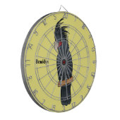 Cible De Fléchettes Illustration d'un oiseau de cobaye de palme (Devant gauche)