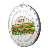 Cible De Fléchettes Illustration Sandwich (Devant droit)