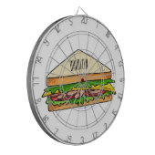 Cible De Fléchettes Illustration Sandwich (Devant gauche)