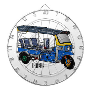 Cible De Fléchettes Illustration Tuk tuk