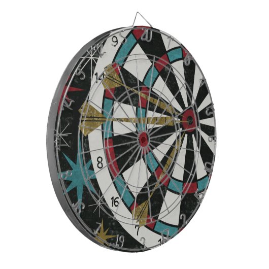 Cible de flechettes illustrative (Devant gauche)