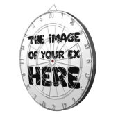 Cible De Fléchettes Image de votre EX ici (Devant droit)