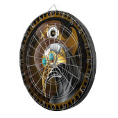 Cible De Fléchettes Imaginaire Antique Steampunk Plague Doctor Gears (Devant droit)