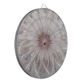 Cible De Fléchettes Imaginaire Floral, Abstraite Fleur Pastel Moderne (Devant gauche)