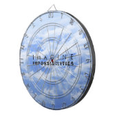Cible De Fléchettes Imaginez Impossibilités Blue Cloudscape (Devant droit)