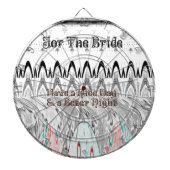 Cible De Fléchettes Impression d'art cadeau Fête des mariées (Devant)