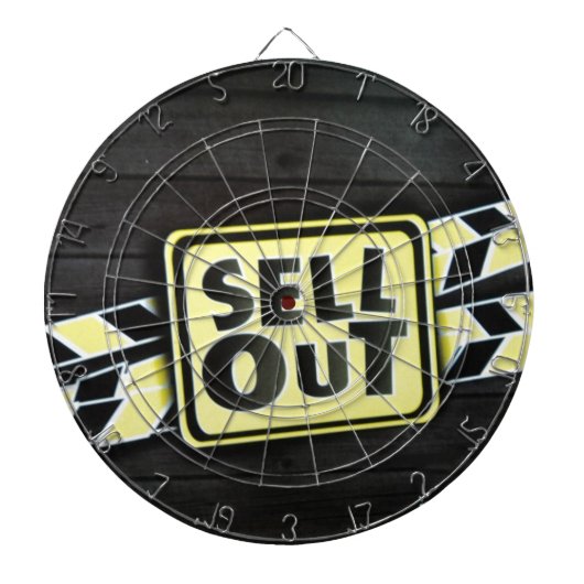 Cible De Fléchettes Impression d'art Sell Out (Devant)