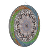 Cible De Fléchettes Impression d'art Tourbillon Africain (Devant gauche)