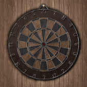 Cible De Fléchettes Impression en cuir élégant