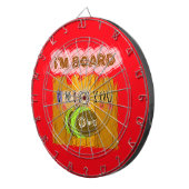 Cible De Fléchettes Impression Quirky Bee Art (Devant droit)