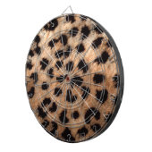 Cible De Fléchettes Imprimé Animalier Léopard Guépard Féminin Moderne  (Devant droit)