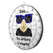 Cible De Fléchettes Incognito Moustache & lunettes Darboard (Devant droit)