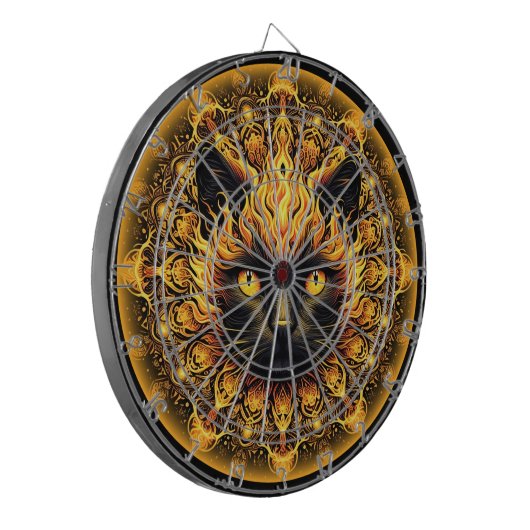 Cible De Fléchettes Inferno Kitty Mandala (Devant gauche)