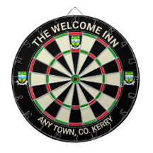 Irish Comté Kerry Irlande Dartboard