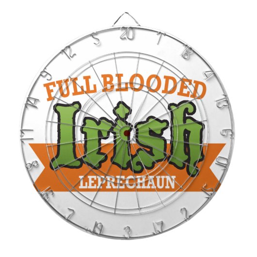Cible De Fléchettes Irish Leprechaun - Plein Sang (Devant)