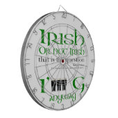 Cible De Fléchettes Irlandais ou pas Irish St Patrick's Day Dartboard (Devant gauche)
