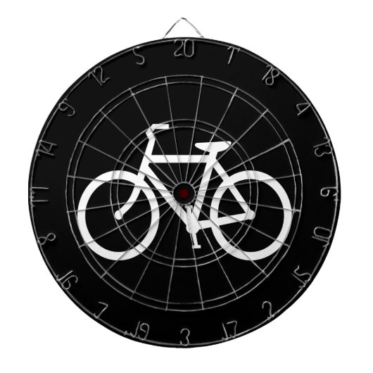 Cible De Fléchettes Itinéraire Vélo Blanc (Devant)