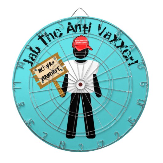 Cible De Fléchettes Jab The Anti-Vaxxer - Le Jeu Dart (Devant)