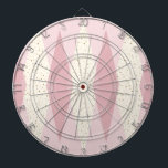 Cible de flechettes Jacquard rose moderne du milie<br><div class="desc">Ce motif de Jacquard rose moderne du milieu du siècle (en gros caractères) est doté d'un arrière - plan rose Première Dame et d'un motif de diamants mod, translucides et roux superposant des diamants crème vintages plus gros, aux taches d'âge spatial de couleur or. Ce Jacquard minimaliste d'inspiration et déconstruit...</div>