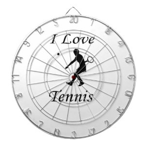 Cible De Fléchettes J'adore le tennis