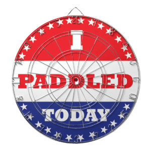 Cible De Fléchettes J'Ai Pagayé Aujourd'Hui