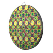 Cible De Fléchettes Jamahiri ® Libye | Motif africain (Devant droit)