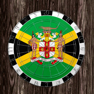 Cible De Fléchettes Jamaica Dartboard & Jamaican Flag / jeu board