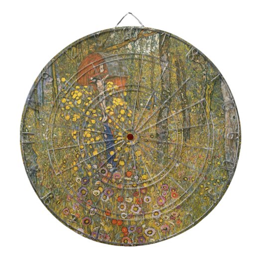 Cible De Fléchettes Jardin agricole avec Crucifix (par Gustav Klimt) (Devant)