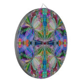 Cible De Fléchettes Jardin de Fleur sauvage de libellules Abstrait Flo (Devant gauche)