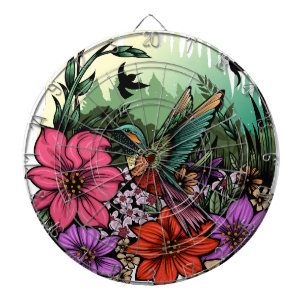Cible De Fléchettes Jardin des colibris