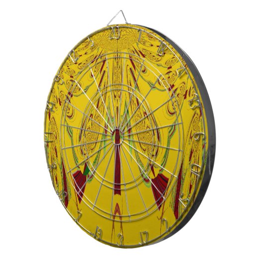 Cible De Fléchettes jaune (Devant droit)