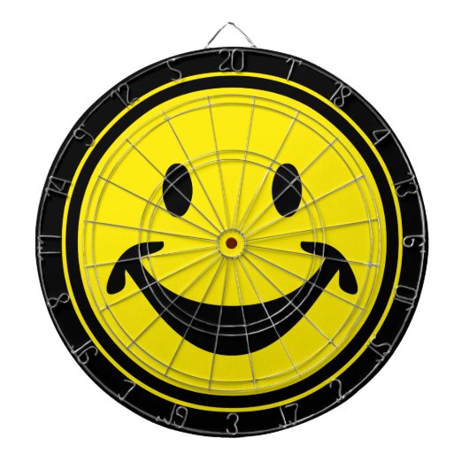 Cible De Fléchettes Jaune amusant + votre dos. & idées (Devant)
