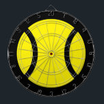 Cible De Fléchettes Jaune balle de tennis coutume fléchette<br><div class="desc">Jaune balle de tennis tableau de fléchettes sur mesure. Tableau de fléchettes de nouveauté avec design personnalisé. Personnalisez avec du texte en option. Les couleurs peuvent aussi être changées. décoration murale cool pour maison,  bureau,  club house,  fête,  etc.</div>