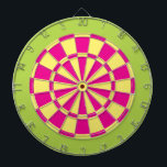 Cible de flechettes : Jaune Clair, Rose Et Vert Li<br><div class="desc">Jaune Clair,  Rose Et Vert Lime Jeu De Cible de flechettes De Couleur Comprenant 6 Darts En Laiton</div>