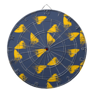 Cible De Fléchettes Jaune, cool, unique, triangles tendance