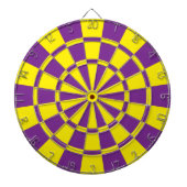 Cible De Fléchettes Jaune Et Violet (Devant)