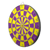 Cible De Fléchettes Jaune Et Violet (Devant droit)