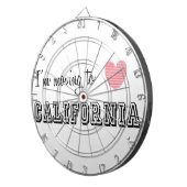 Cible De Fléchettes Je déménage en Californie (Devant droit)