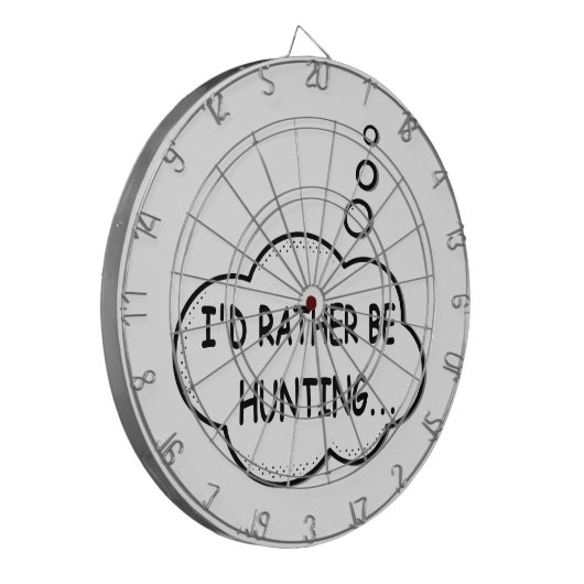 Cible De Fléchettes Je préfère chasser (Devant gauche)