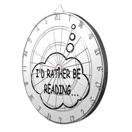 Cible De Fléchettes Je préfère lire (Devant droit)