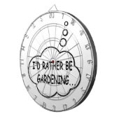 Cible De Fléchettes Je préférerais jardiner (Devant droit)