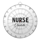 Cible De Fléchettes Je suis infirmière médecin expert ajouter votre no (Devant)