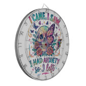 Cible De Fléchettes Je Suis Venu Voir Que J'Avais De L'Anxiété... (Devant gauche)