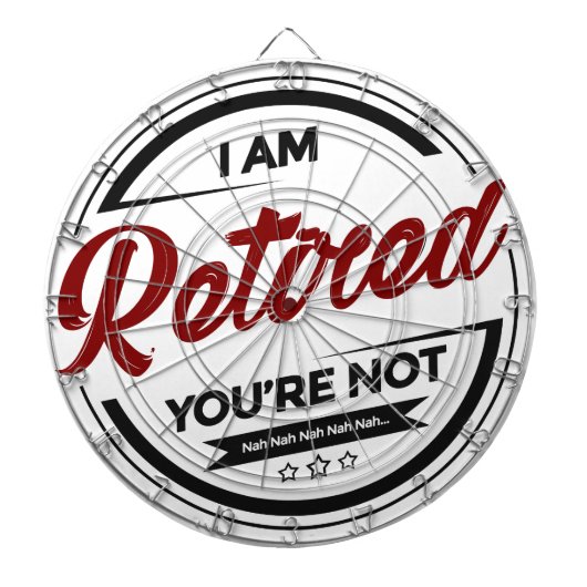 Cible De Fléchettes Je vous suis retiré ne suis pas (Devant)