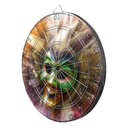 Cible De Fléchettes Jester coloré (Devant droit)