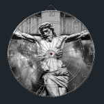 Cible De Fléchettes Jésus sur une croix<br><div class="desc">Jésus sur une croix à une des stations à Lourdes,  France</div>