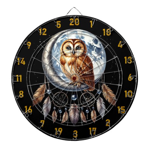 Cible De Fléchettes Jeter comme un hibou-étoile (Devant)