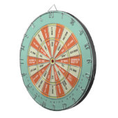 Cible De Fléchettes Jeu de boisson à Aqua Orange (Devant droit)