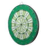 Cible De Fléchettes Jeu de boisson en vert (Devant droit)