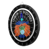 Cible De Fléchettes Jeu de fête à thème Halloween Witch (Devant droit)